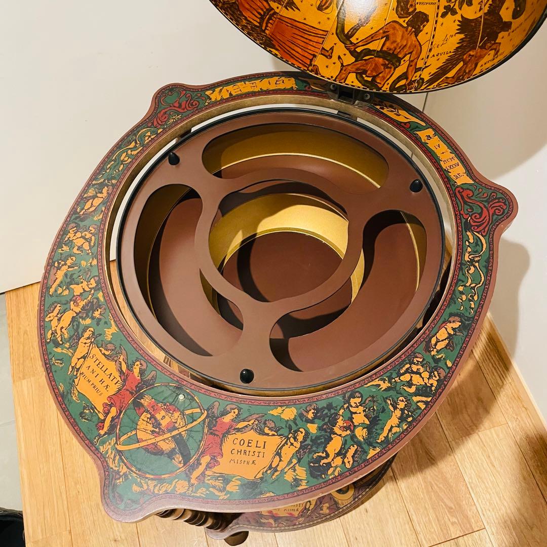 希少】イタリア製 地球儀 ワインラック キャスター付 アンティーク