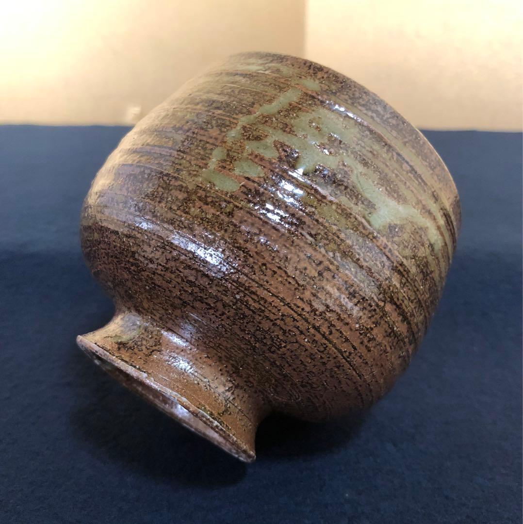 《R》伊羅保茶碗 萬古 延寿窯 二代 佐藤延寿 栞 共箱 260105か4