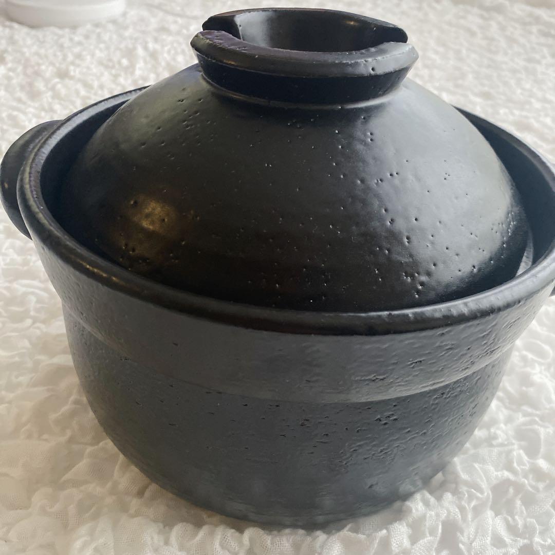 【 ふっくらごはん鍋 】 5合炊き 特製二重蓋 四日市ばんこ焼　千陶千賀　土鍋