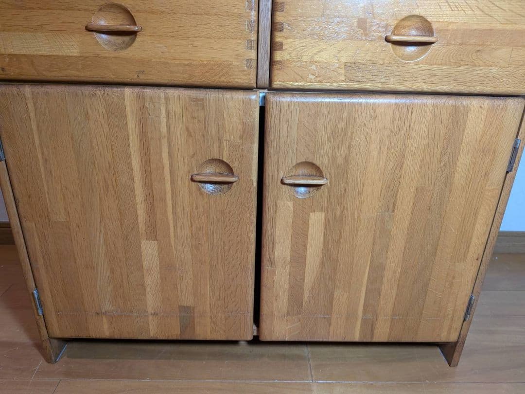 《送料込》ナジコ 80年代 ヴィンテージキャビネット 木製棚 北欧レトロ家具