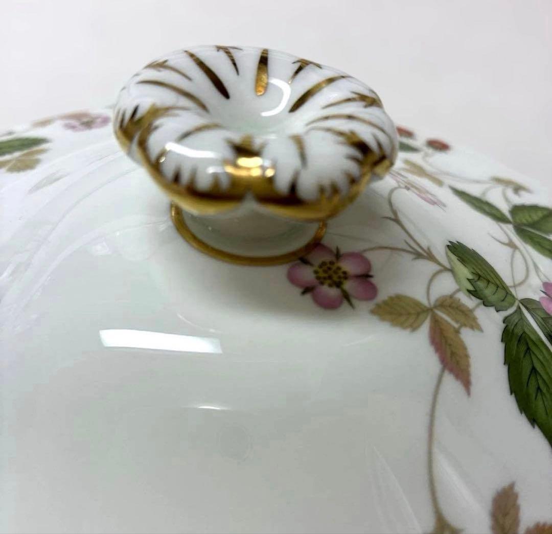 【美品】ウェッジウッド　ワイルドストロベリー　スープチューリン