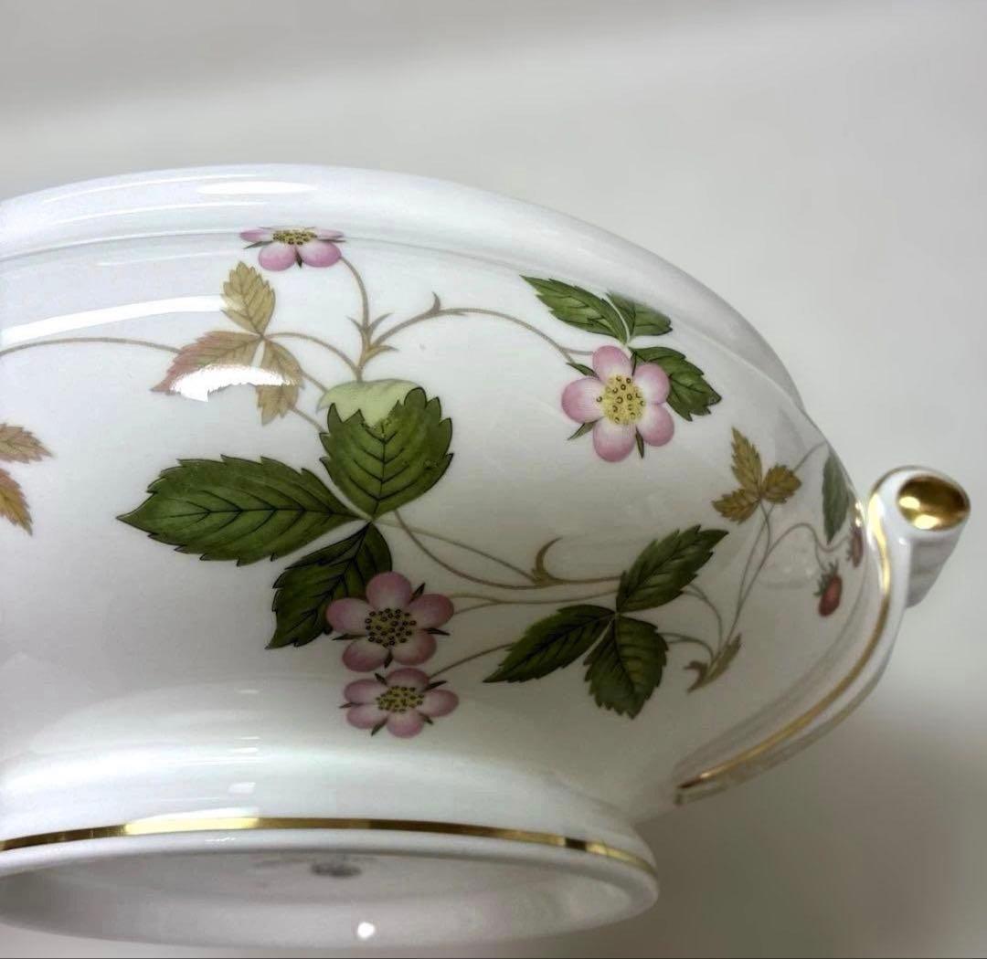 【美品】ウェッジウッド　ワイルドストロベリー　スープチューリン