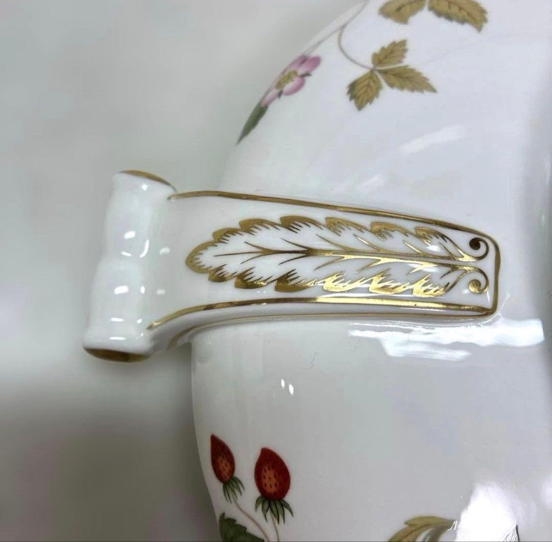 【美品】ウェッジウッド　ワイルドストロベリー　スープチューリン