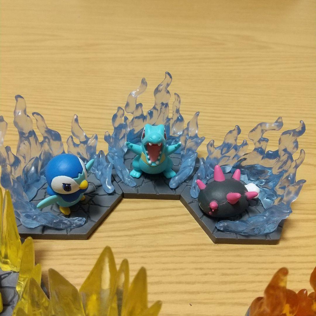 ポケットモンスター ジオラマコレクト でんき&みず ほのお&くさ