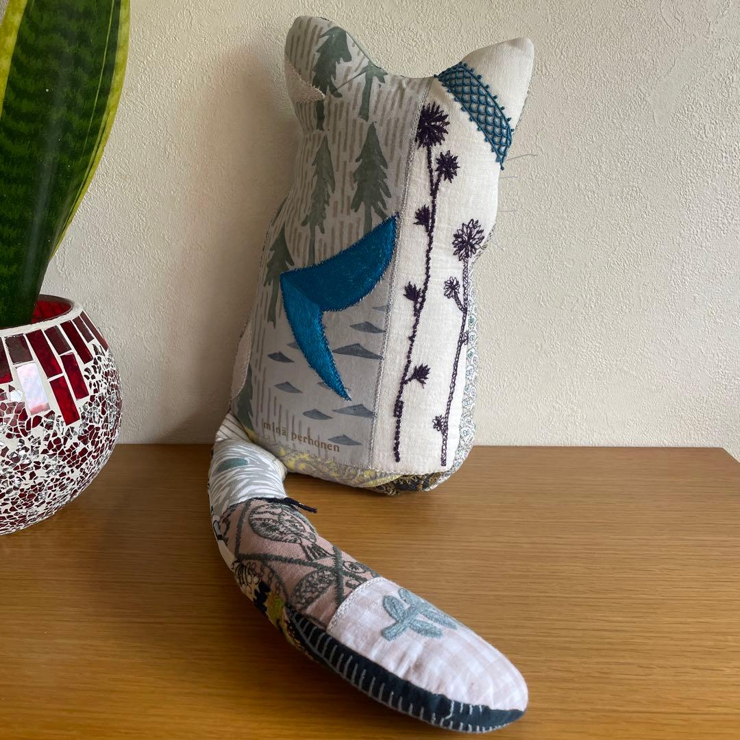 ミナペルホネン ハンドメイド オッドアイ ⭐猫 (*ΦωΦ) coda b8