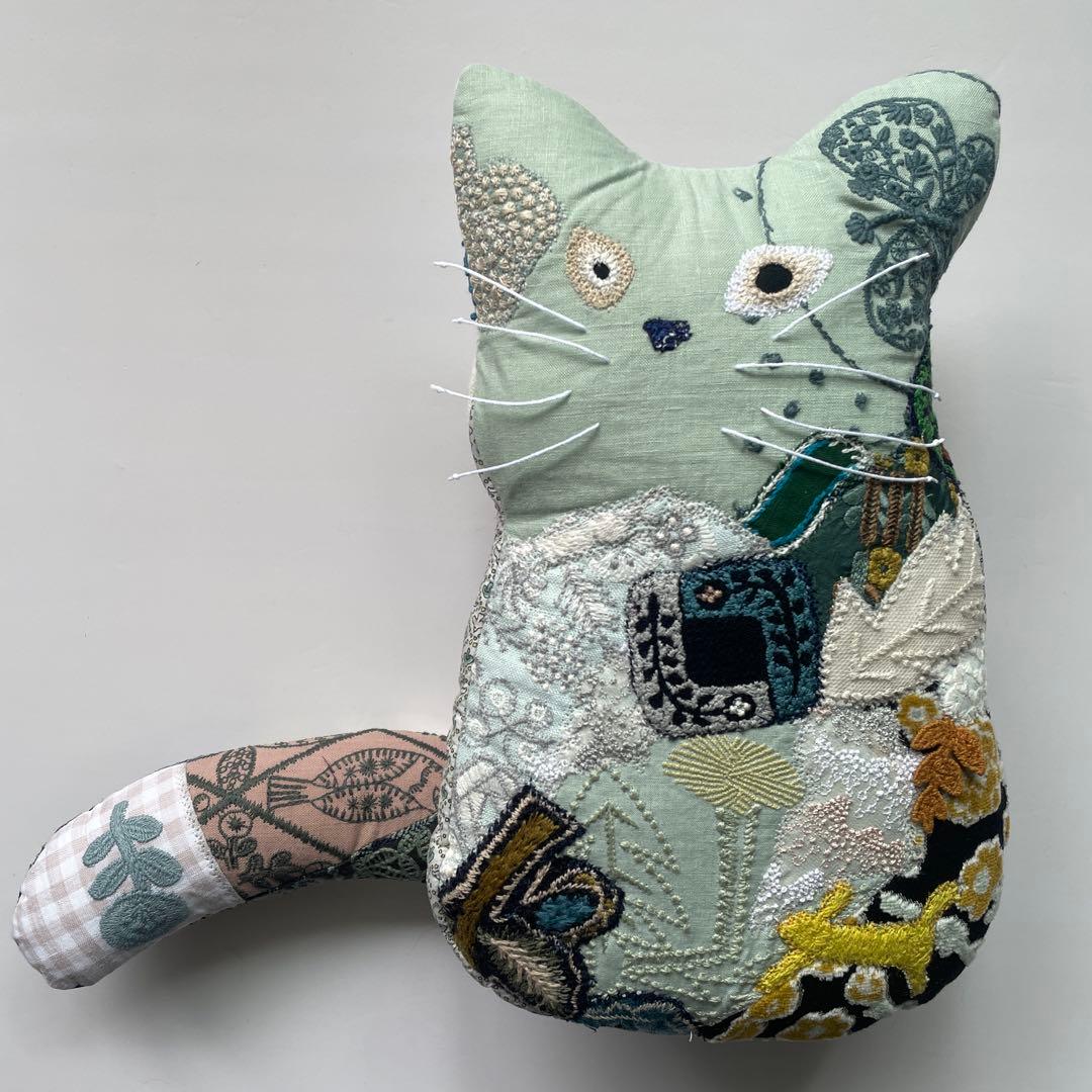 ミナペルホネン ハンドメイド オッドアイ ⭐猫 (*ΦωΦ) coda b8