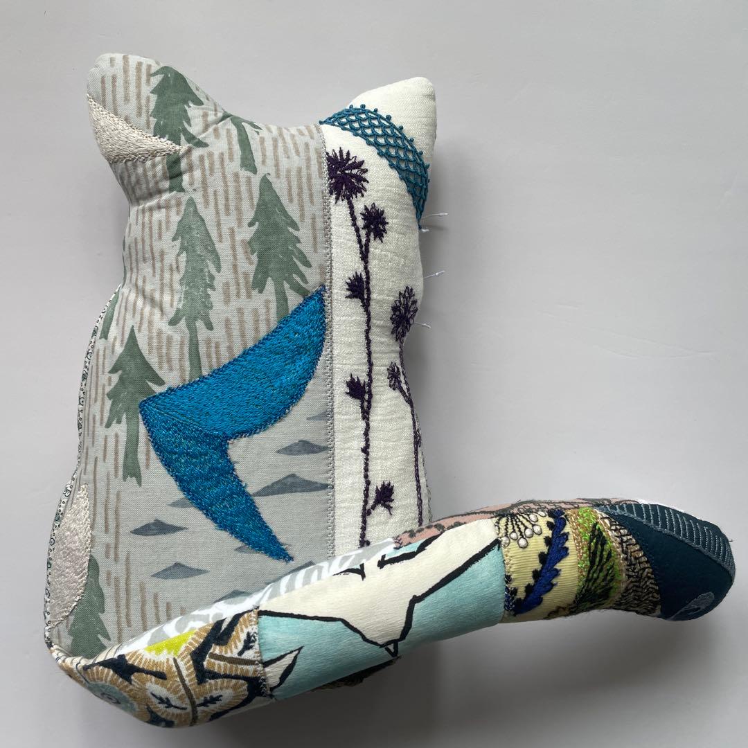 ミナペルホネン ハンドメイド オッドアイ ⭐猫 (*ΦωΦ) coda b8