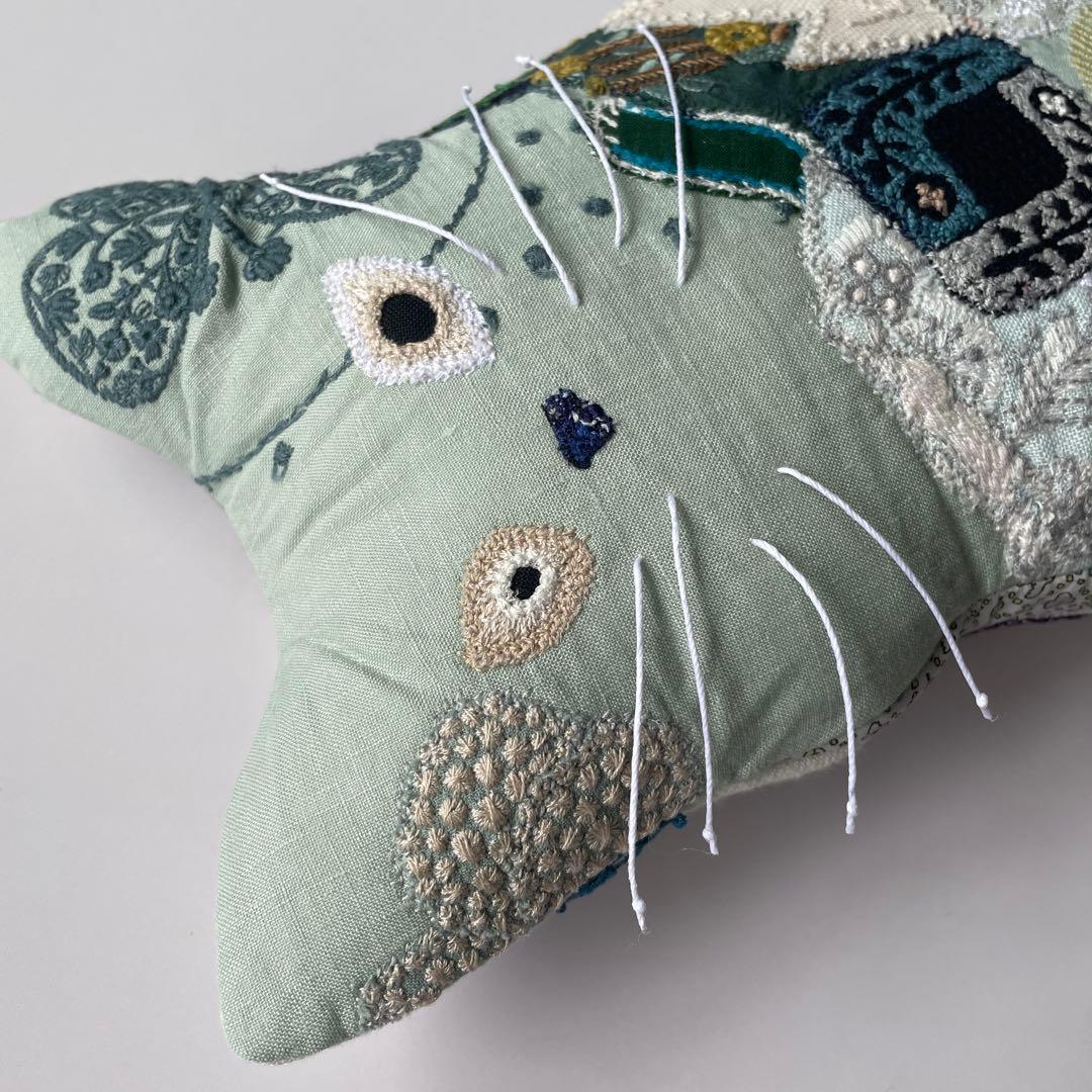 ミナペルホネン ハンドメイド オッドアイ ⭐猫 (*ΦωΦ) coda b8