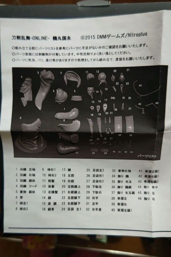 鶴丸国永 刀剣乱舞 1/8 ガレージキット ワンフェス2017冬＆イベント