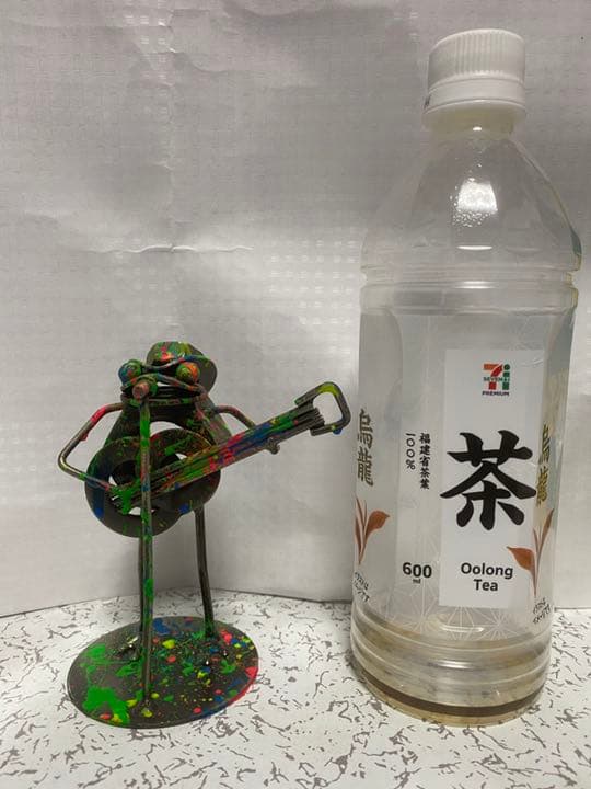 カエル　ブリキ　置物