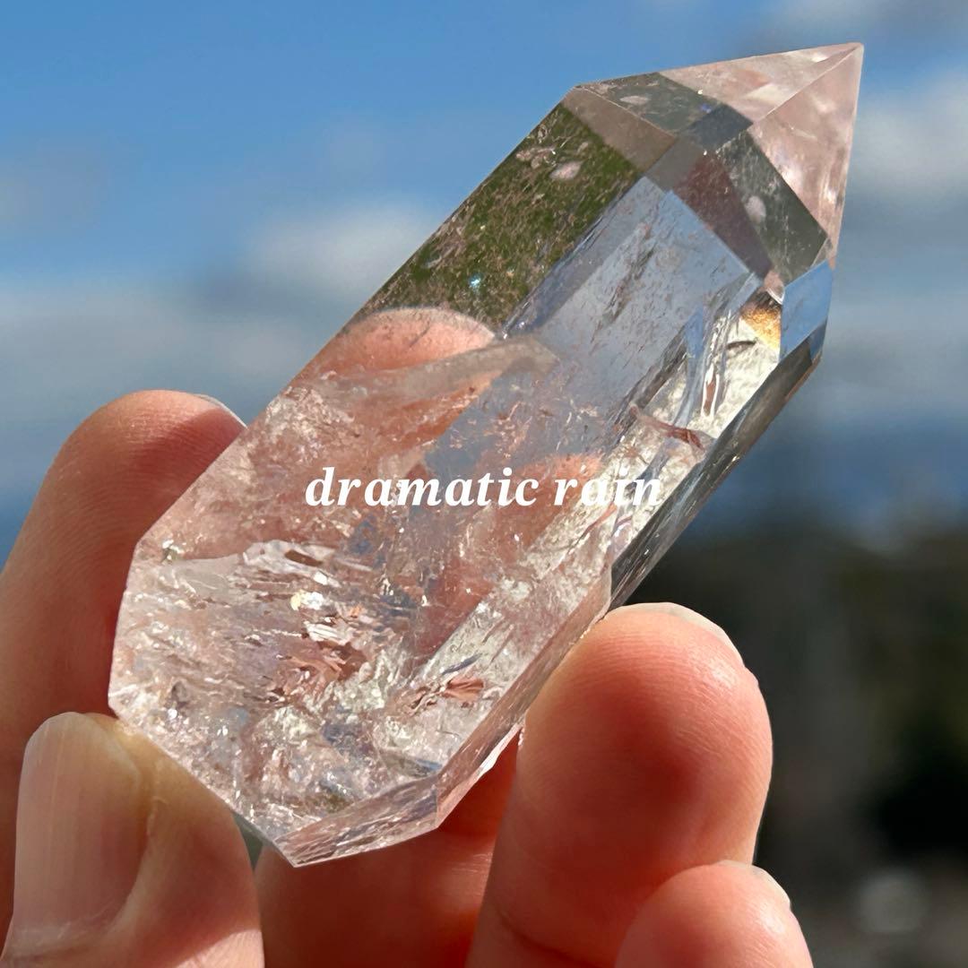 ピンククォーツ ポイント 天然石 置物