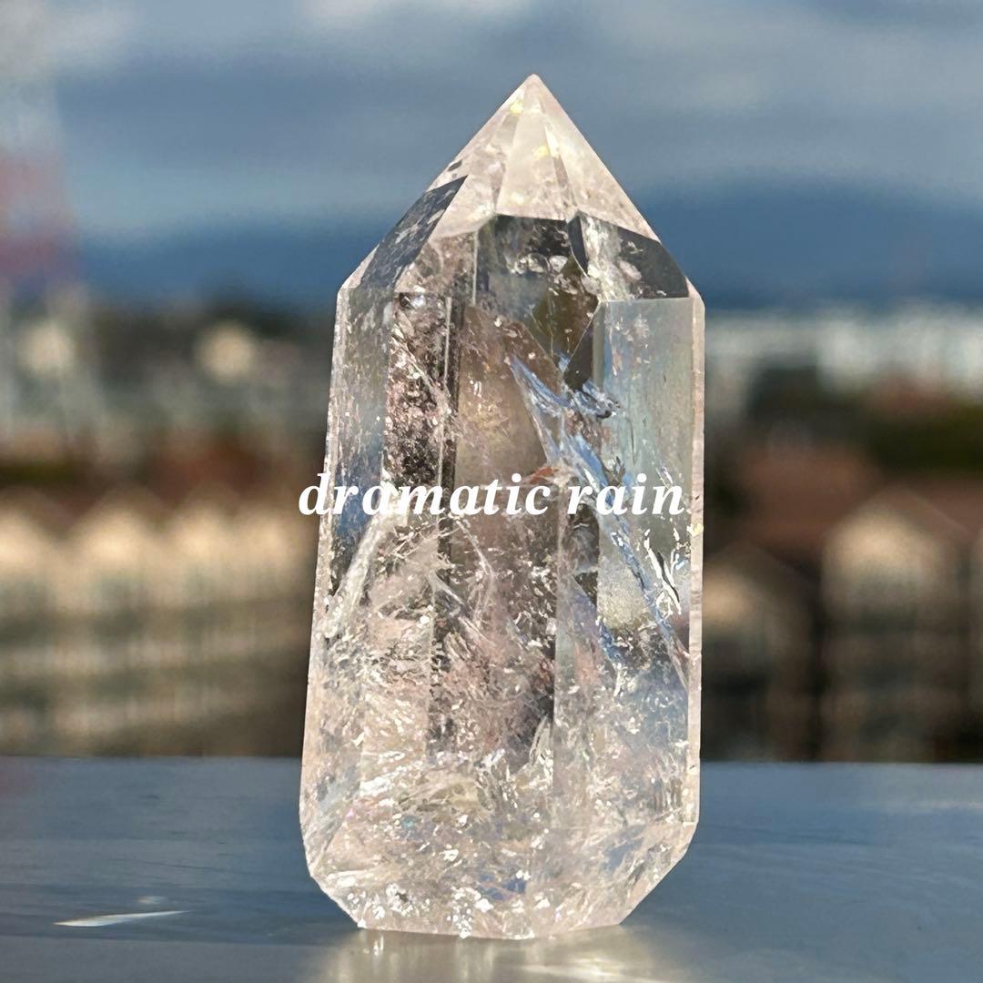 ピンククォーツ ポイント 天然石 置物