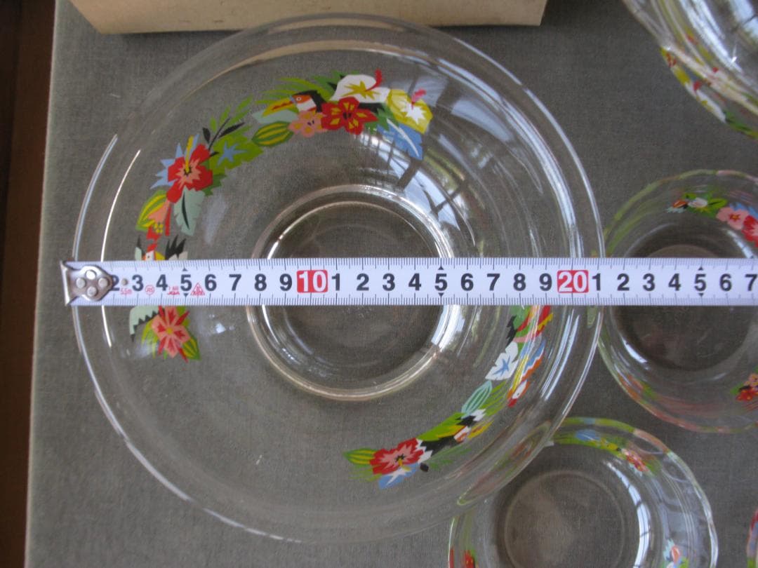 【Lanikai】☆　PYREX　トロピカル柄　昭和レトロ　超レア　☆