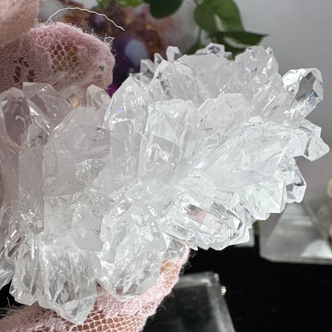 高品質♡水晶クラスター♡透明感♡No.1733