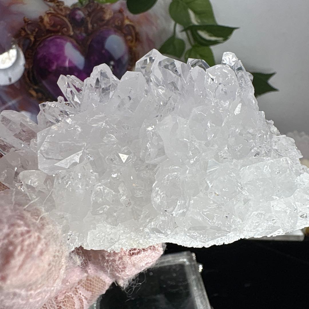 高品質♡水晶クラスター♡透明感♡No.1733