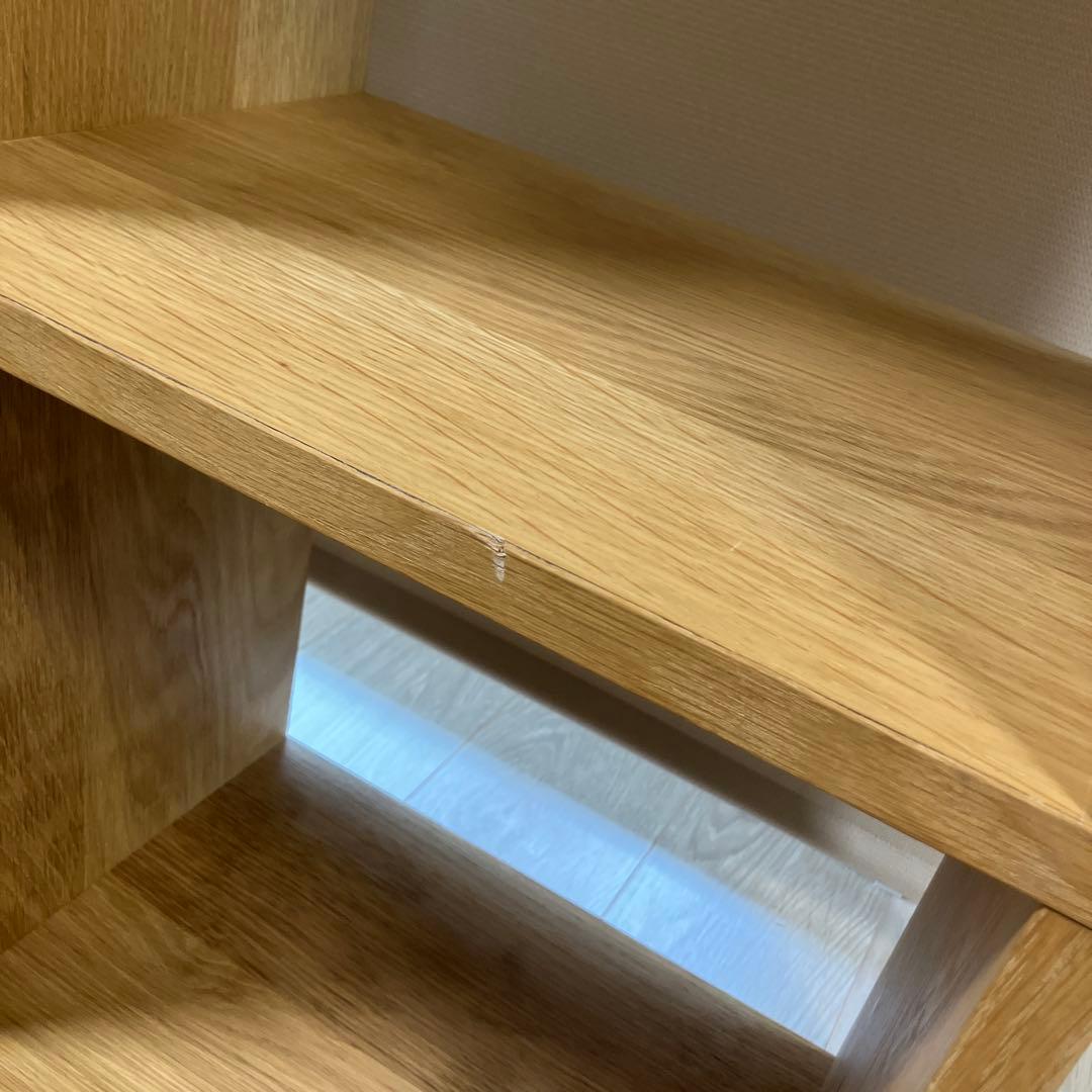 スタッキングシェルフセット・５段×２列・オーク材