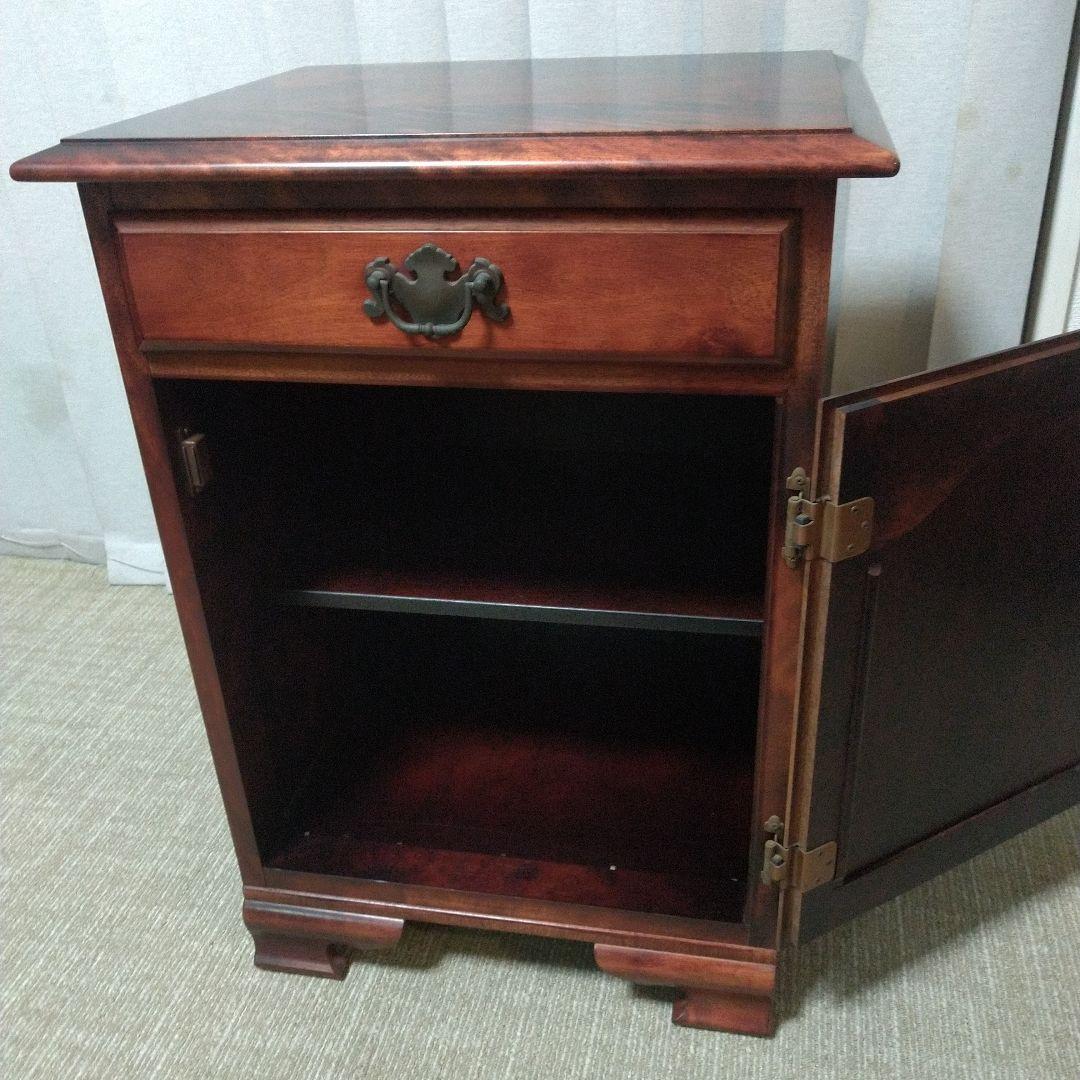 木製キャビネット 引き出し付き 昭和レトロ