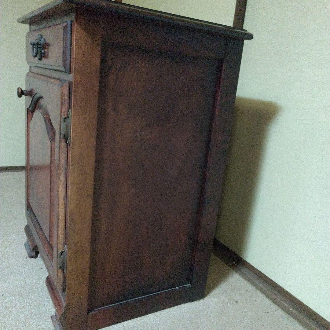 木製キャビネット 引き出し付き 昭和レトロ