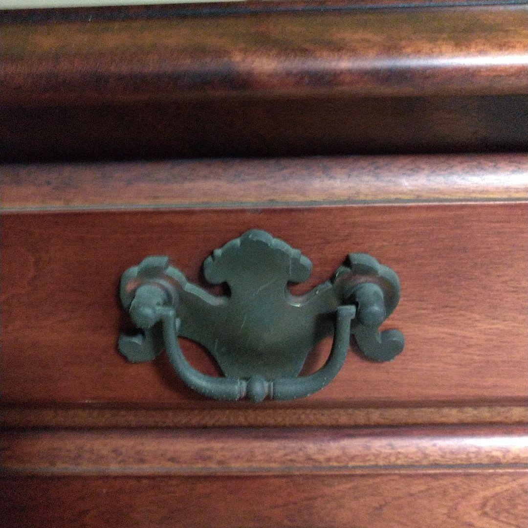 木製キャビネット 引き出し付き 昭和レトロ