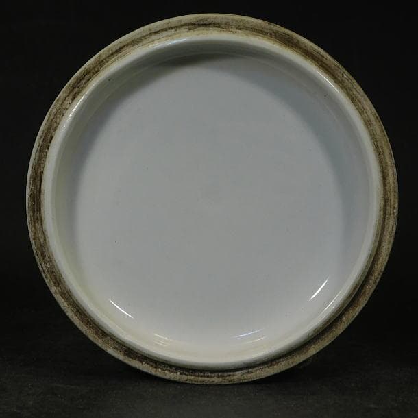 中国美術 粉彩 竹林七賢人図 蓋物（大香合）／玩玉】