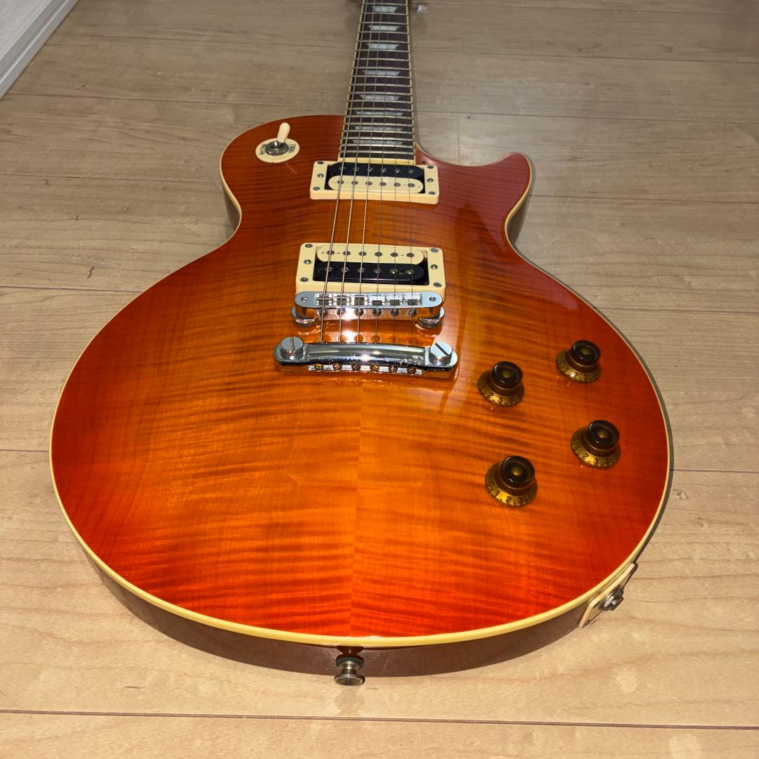 弦交換済み！激虎目 王道 laid back エレキギター レスポールタイプ