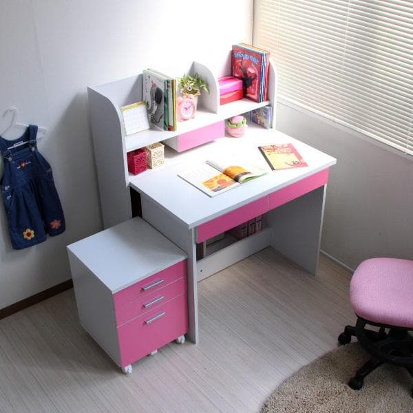 《新品・送料無料》学習デスク ３WAYレイアウトデスク ３段チェスト ３点セット