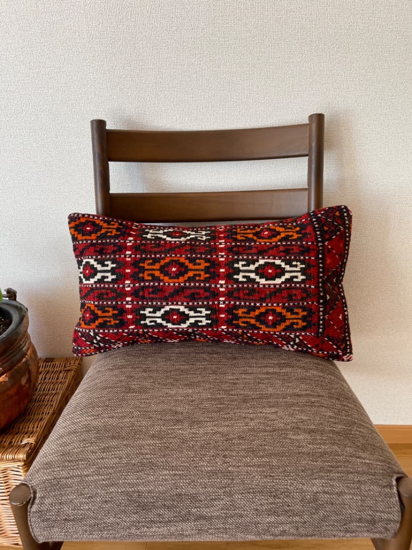 オールドキリムクッションカバー 　ヤムット