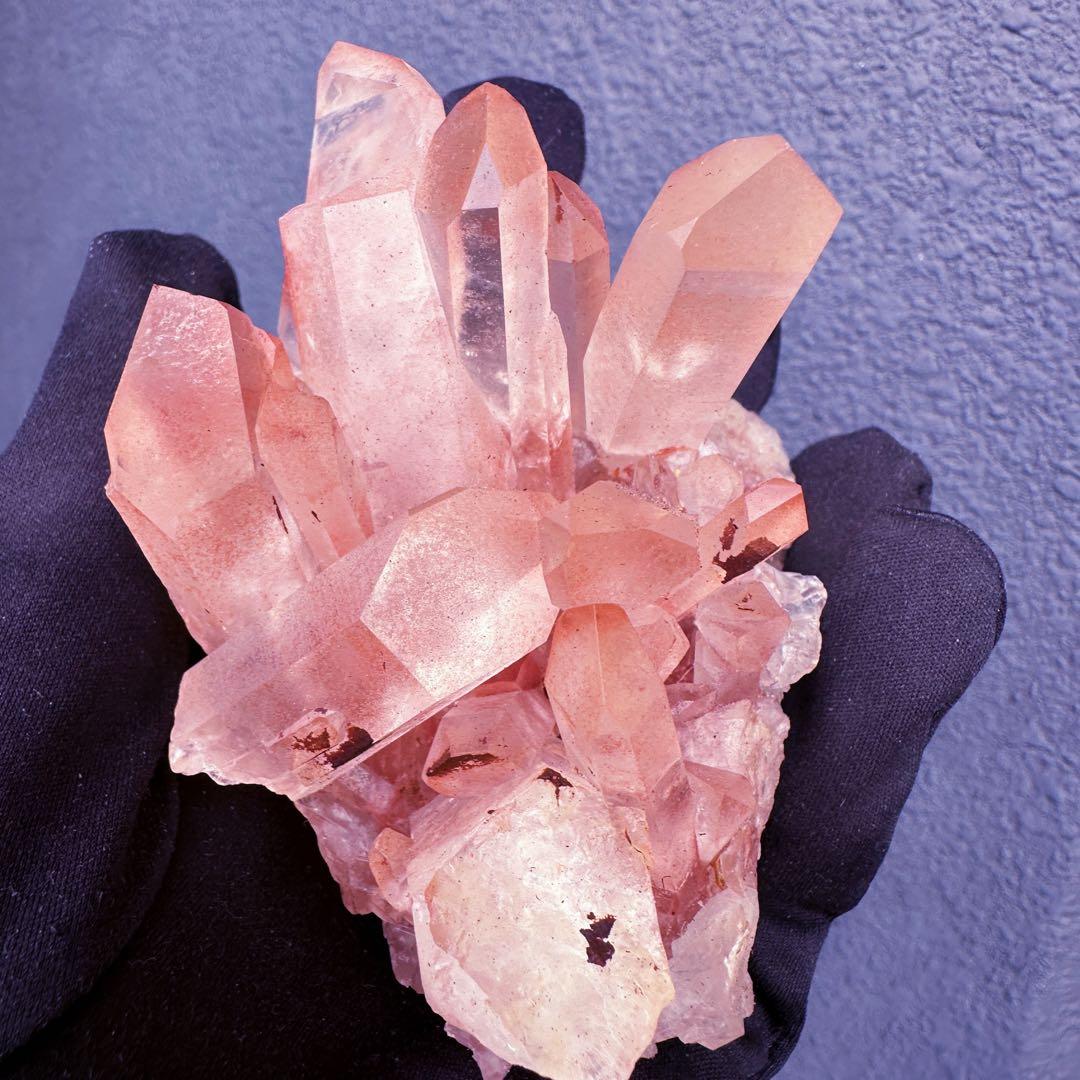 爆レア❗️浄化❗️超綺麗♡超強いパワー ピンク ヒマラヤ クラスター天然石A1466