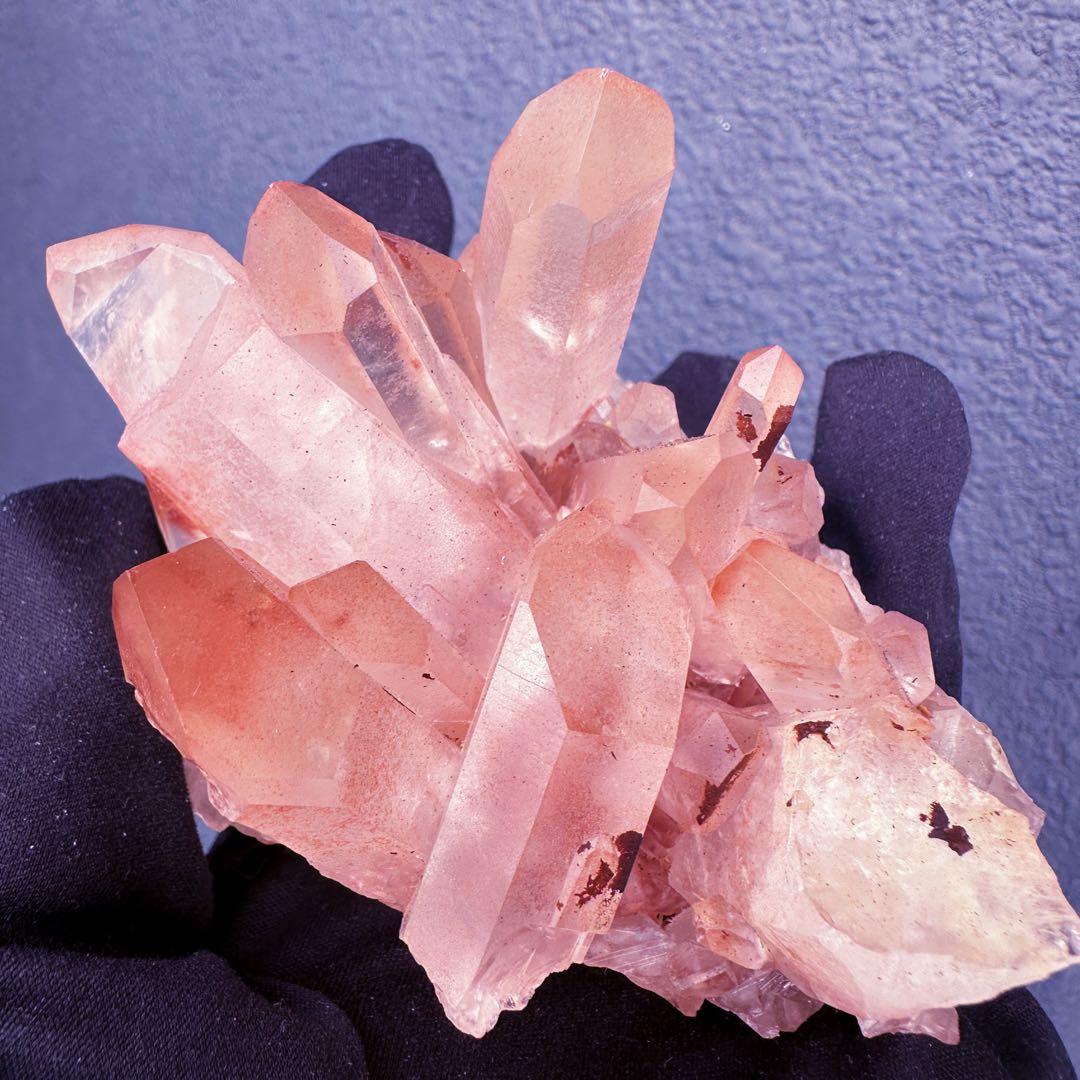 爆レア❗️浄化❗️超綺麗♡超強いパワー ピンク ヒマラヤ クラスター天然石A1466