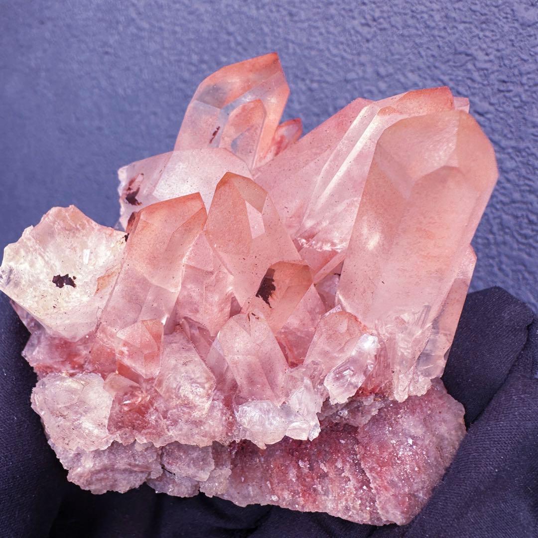 爆レア❗️浄化❗️超綺麗♡超強いパワー ピンク ヒマラヤ クラスター天然石A1466