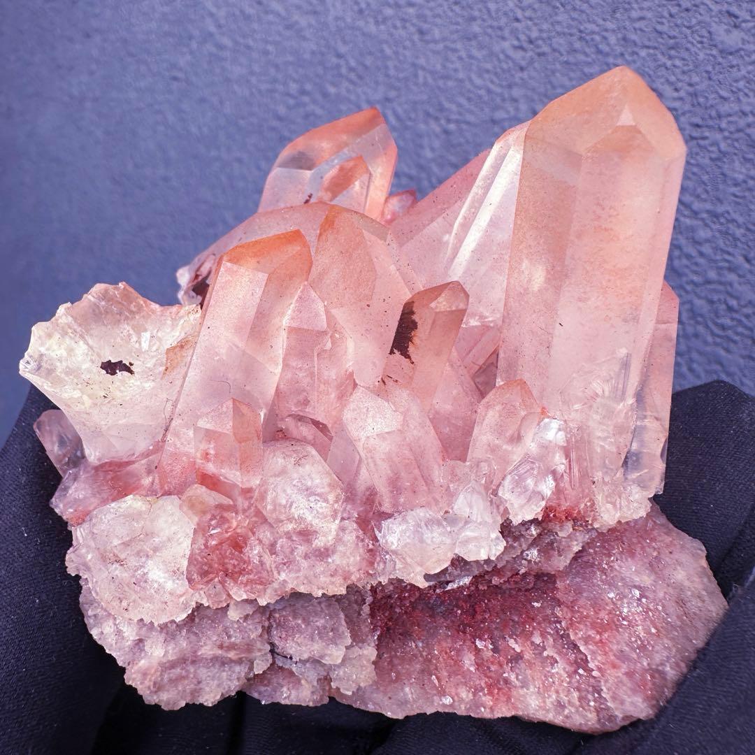 爆レア❗️浄化❗️超綺麗♡超強いパワー ピンク ヒマラヤ クラスター天然石A1466