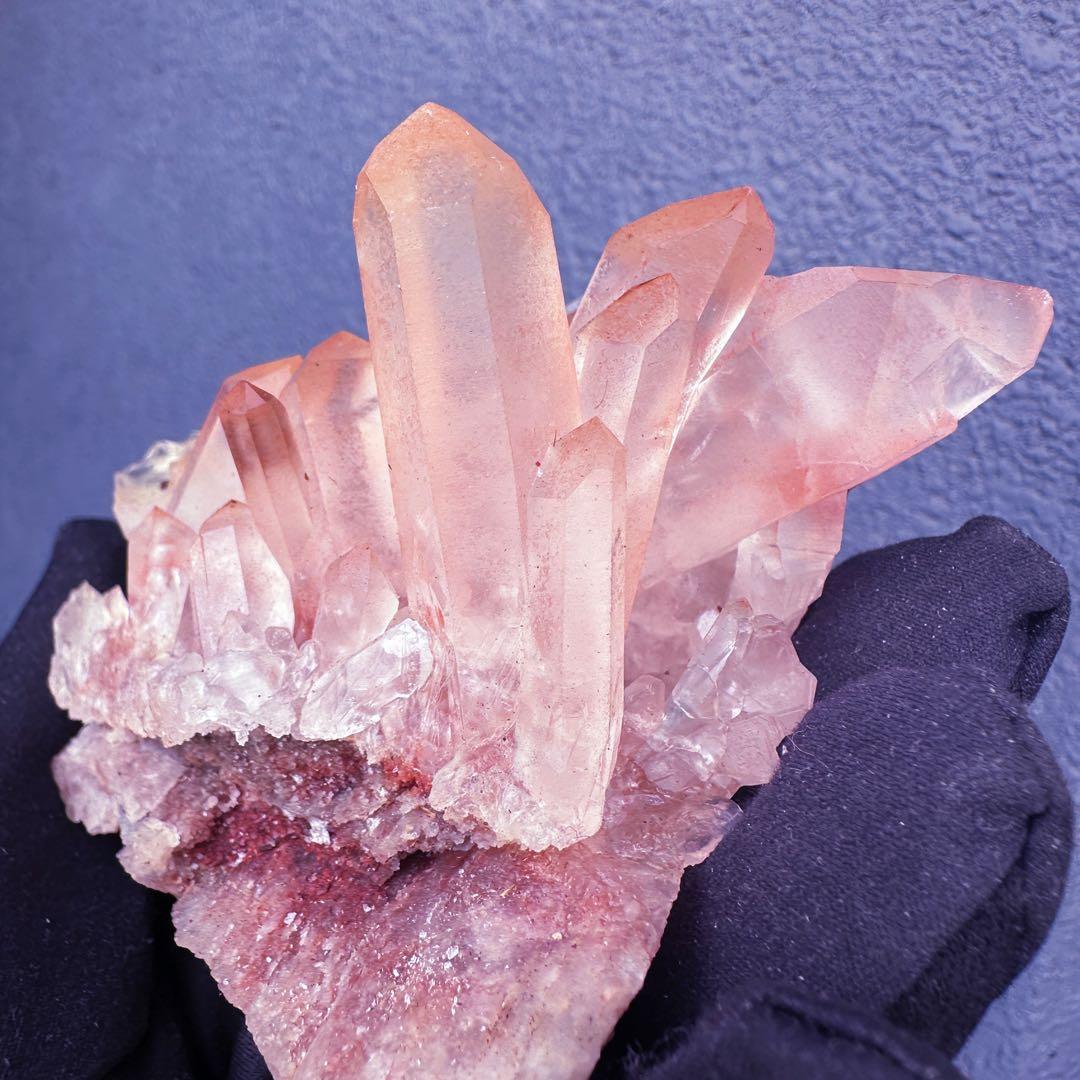 爆レア❗️浄化❗️超綺麗♡超強いパワー ピンク ヒマラヤ クラスター天然石A1466