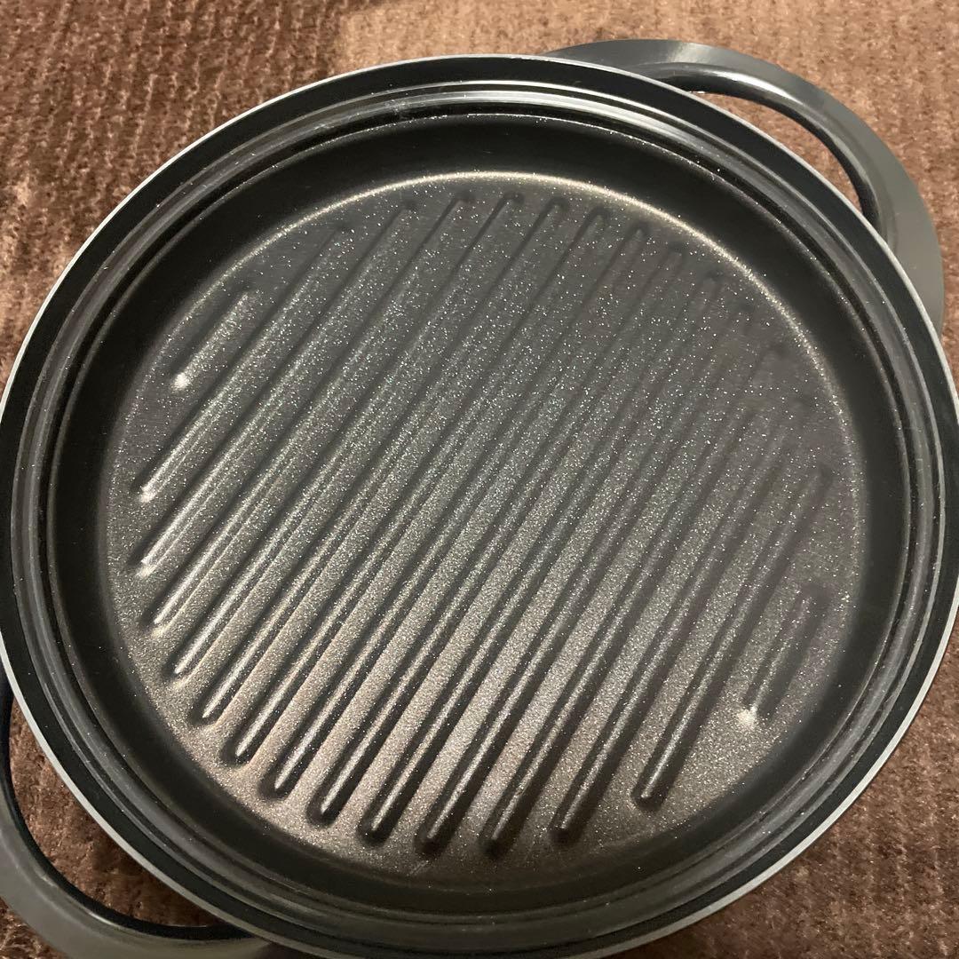 RANGEMATE Premium 両手鍋 黒 ストライプ底