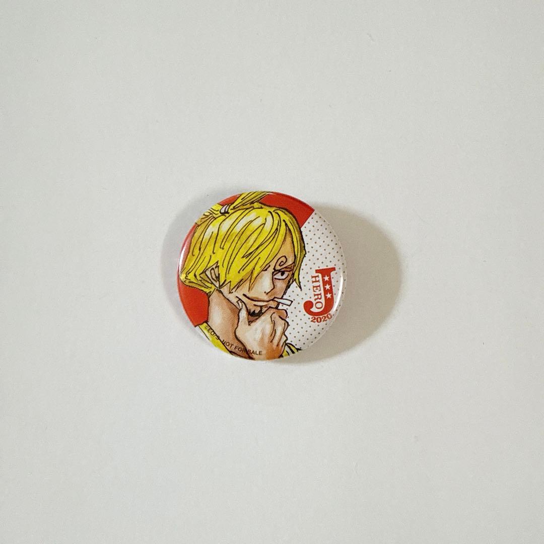 ワンピース サンジ 缶バッジ J HERO 2020 - メルカリ