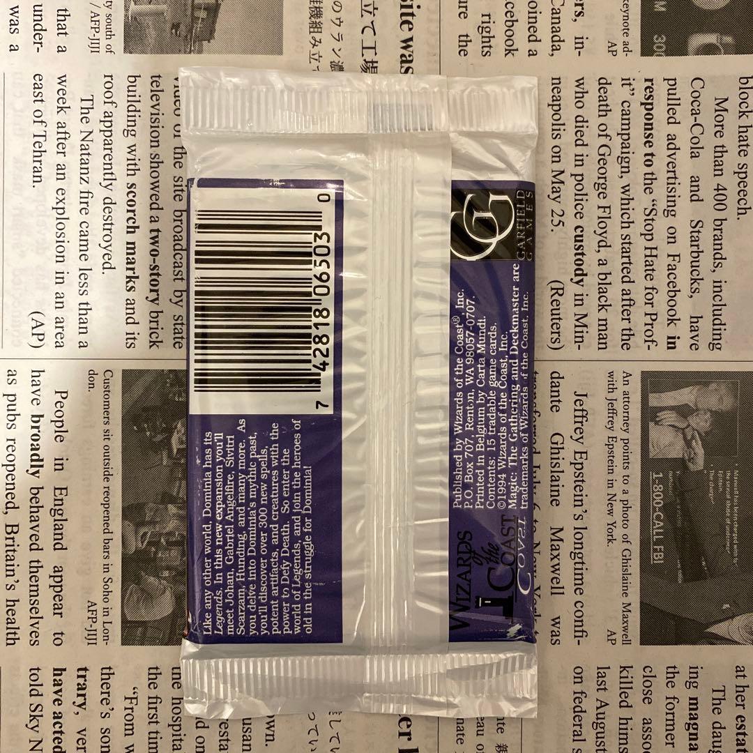 MTG 未開封パック　レジェンド　英語