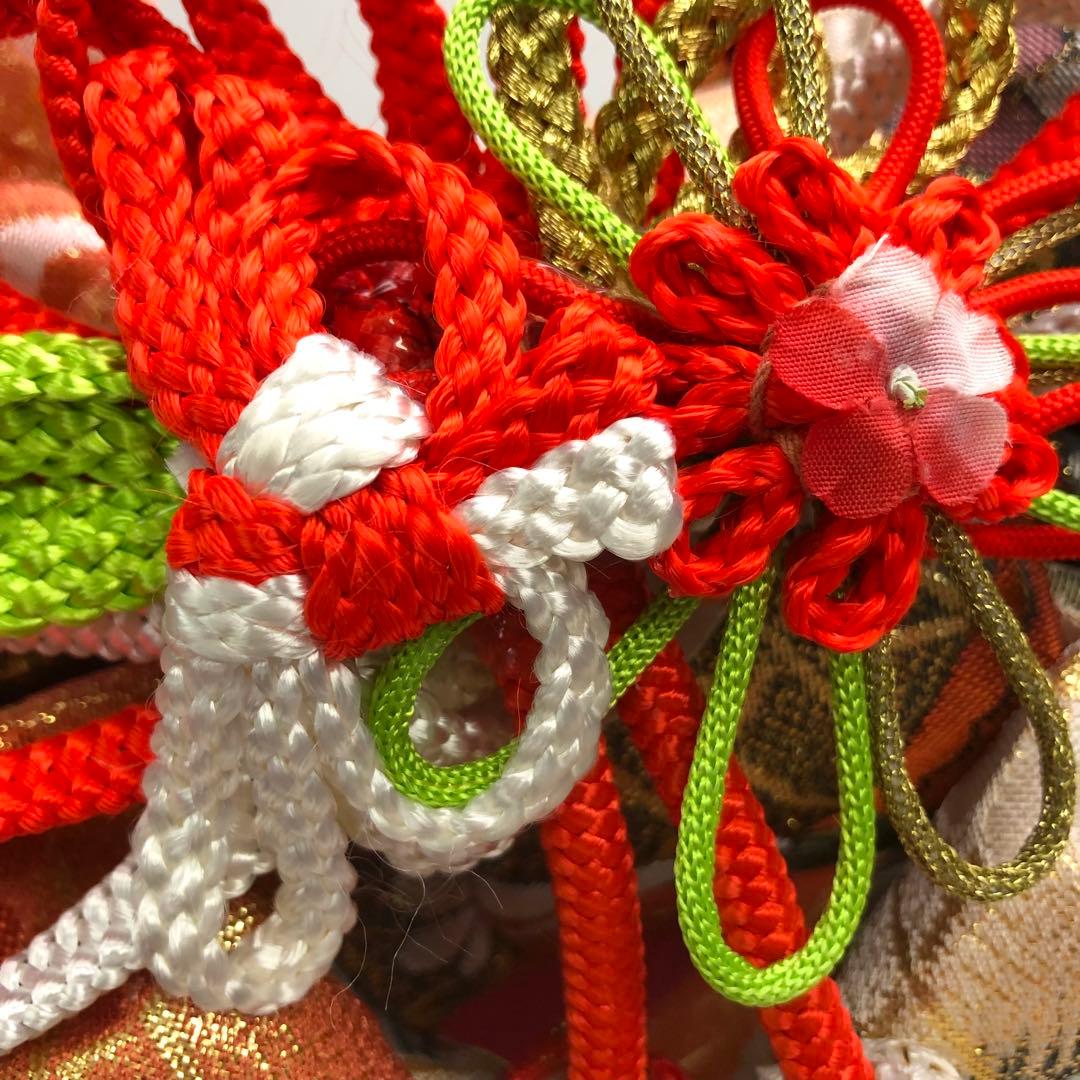 子供着物 子供帯 作り帯 バック 丸くげ付 セット 七五三 3歳 CO-8124