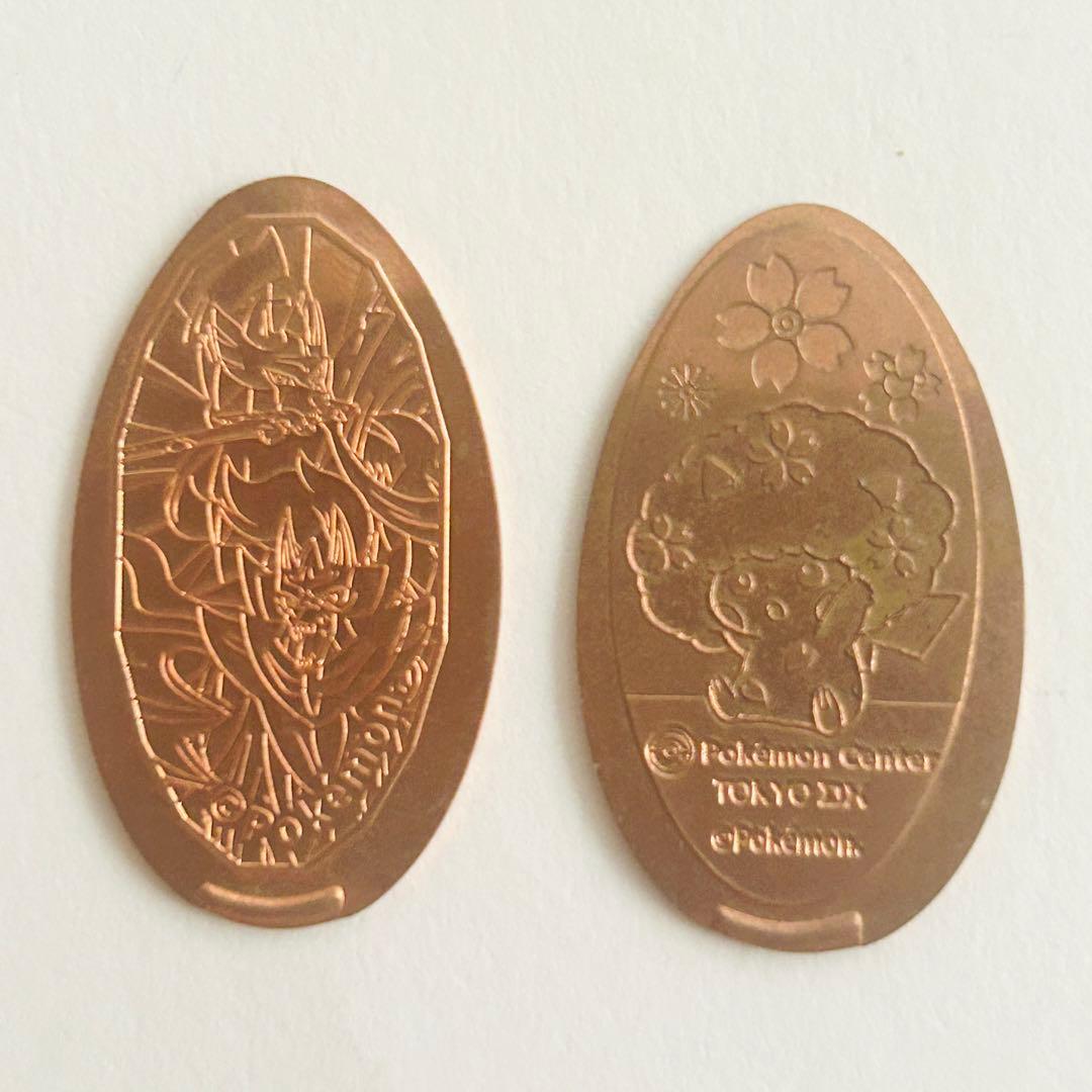 ポケモンセンター フィギュア ソルガレオ ルナアーラ 銅ポケリーフ メダリオン