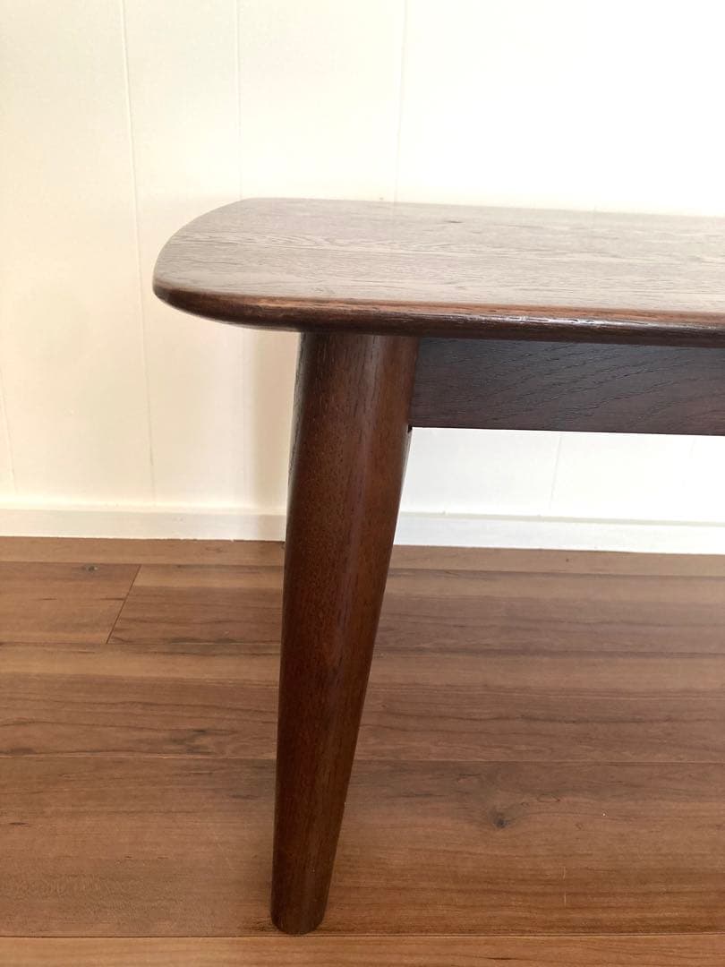 【メンテ済】上質なローテーブル　IDC大塚家具　ナラ材