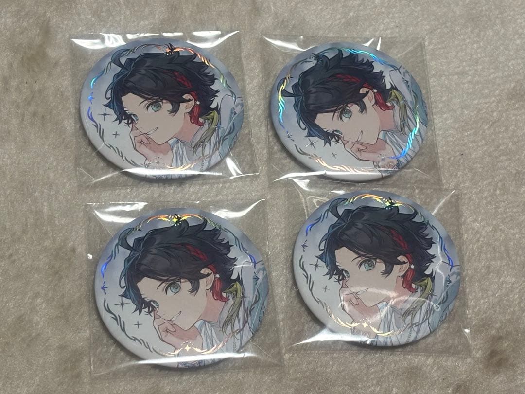 ART OF NIJISANJI 缶バッジ 三枝明那 にじさんじ