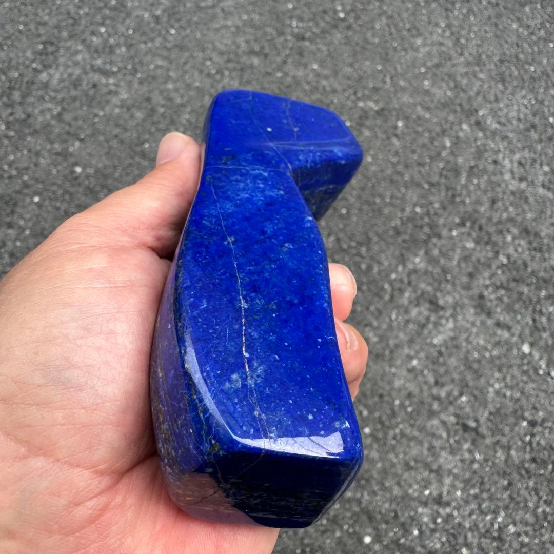 ☆ラピスラズリ☆5A☆厄除☆約557g☆アフガニスタン産☆天然無着色☆磨き原石