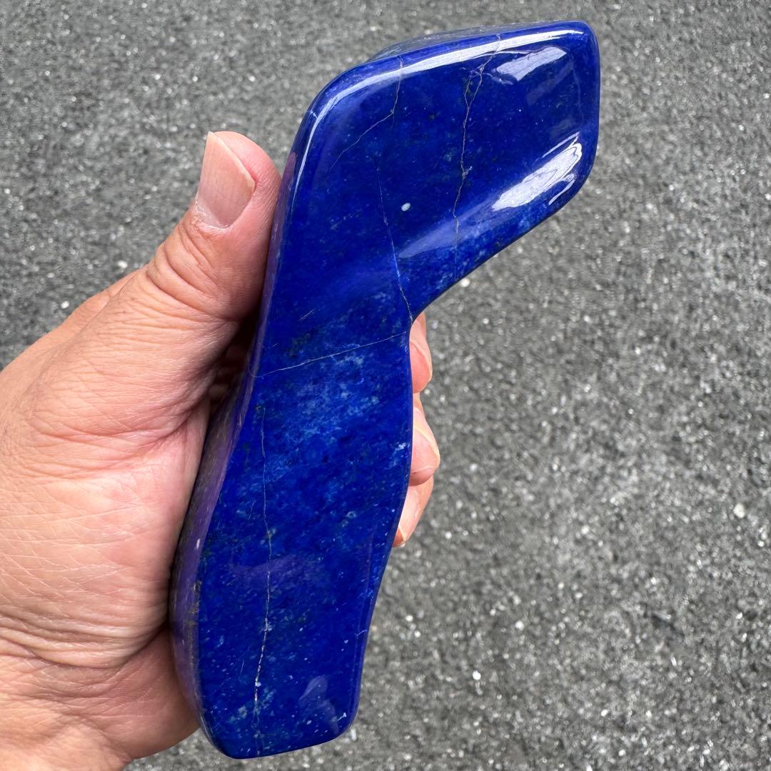 ☆ラピスラズリ☆5A☆厄除☆約557g☆アフガニスタン産☆天然無着色☆磨き原石