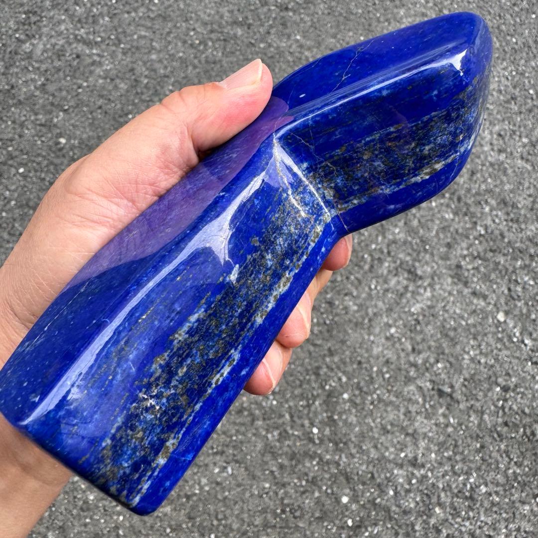 ☆ラピスラズリ☆5A☆厄除☆約557g☆アフガニスタン産☆天然無着色☆磨き原石