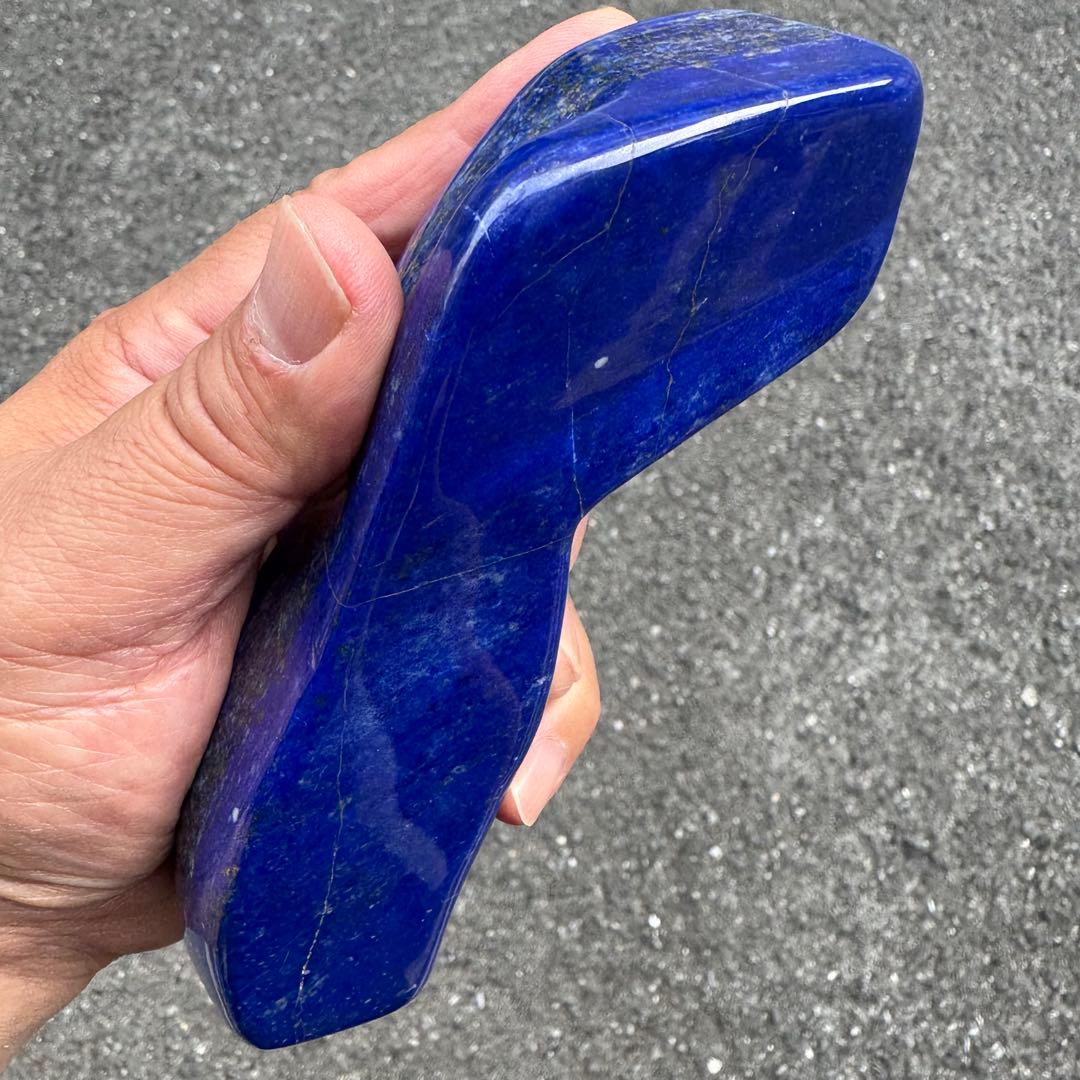 ☆ラピスラズリ☆5A☆厄除☆約557g☆アフガニスタン産☆天然無着色☆磨き原石