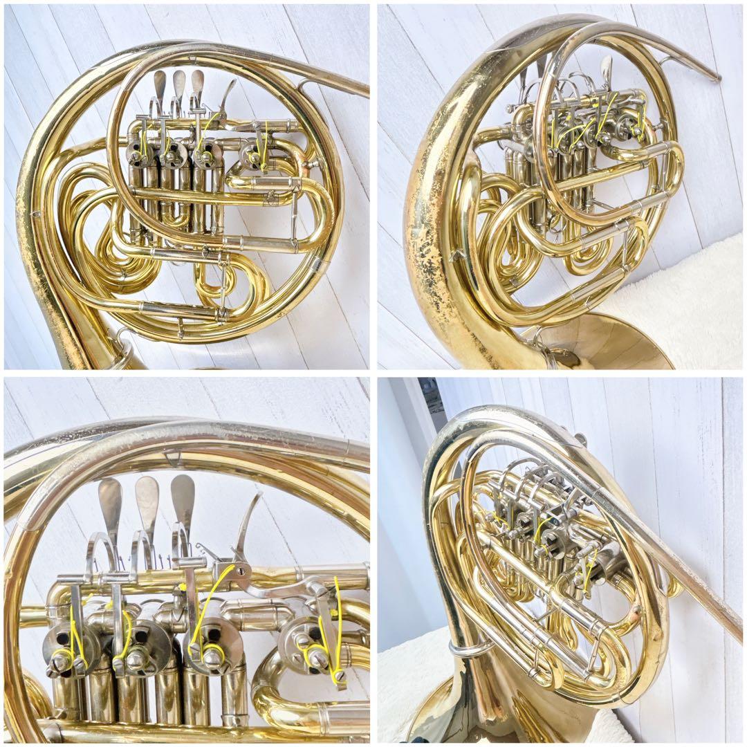 YAMAHA Custom YHR-866D フルダブルホルン マウスピース付き - メルカリ