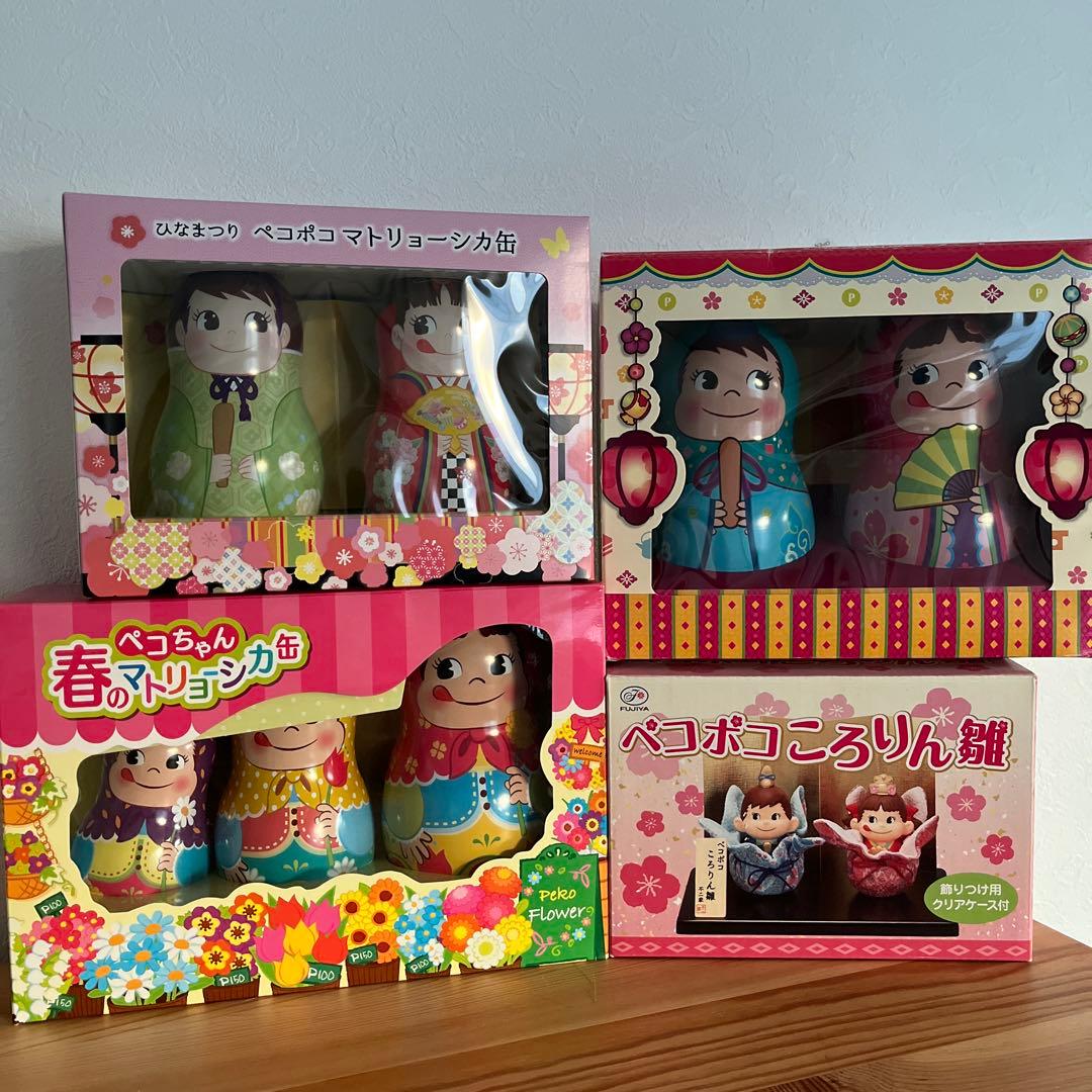 不二家 ペコちゃん ポコちゃん ひな人形 マトリョーシカ - メルカリ