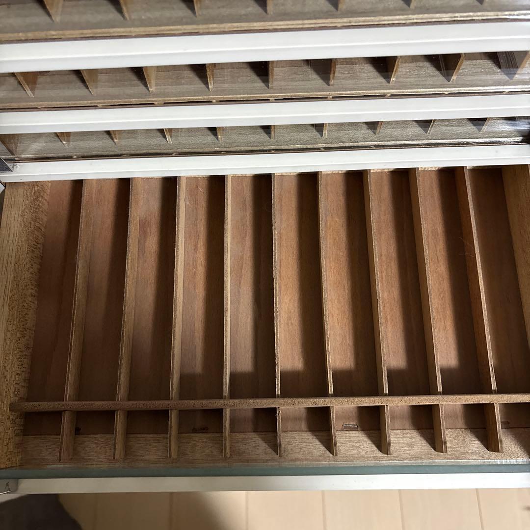 糸ケース　什器　アンティーク　レトロ