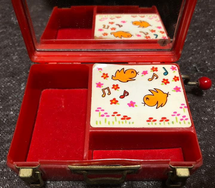 昭和レトロ　天地真理 手動式オルゴール