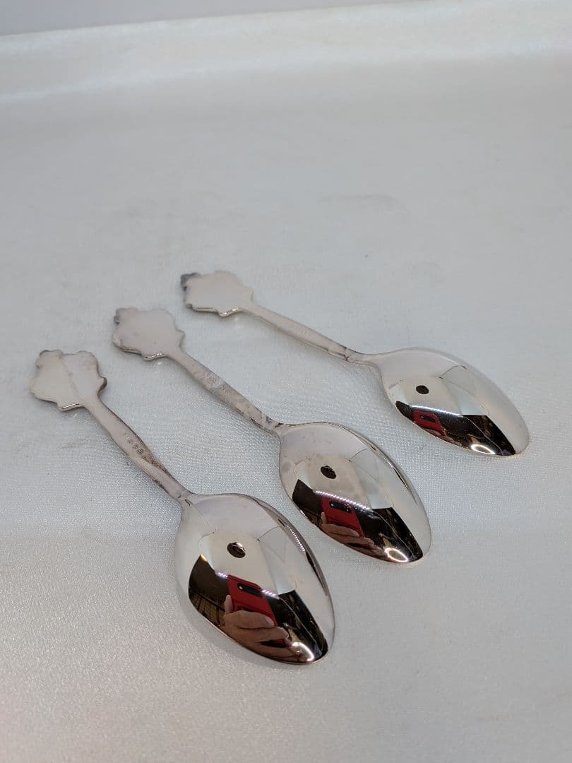 ☆b756、宮本商行 シルバー　宮本SILVER スプーン 計三本