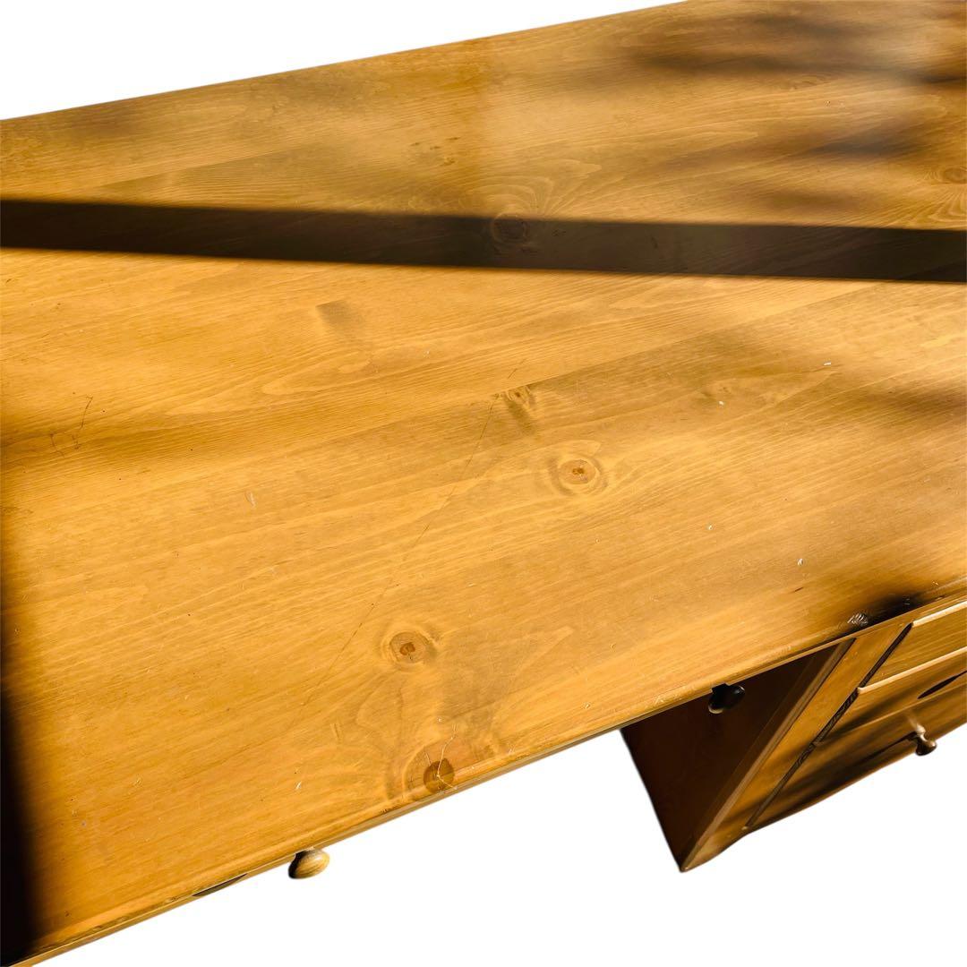 送料無料 enfant アンファン 学習机 書斎机 作業机 カントリー 家具