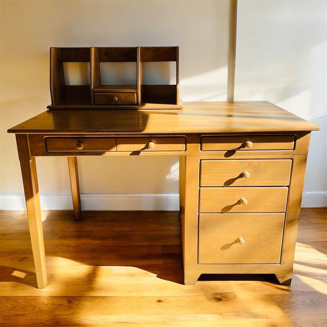 送料無料 enfant アンファン 学習机 書斎机 作業机 カントリー 家具